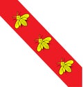 Island elba flag with Royalty Free Stock Photo