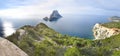 Es Vedra in sea near Ibiza