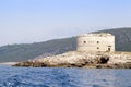 The island the fortress, Montenegro Royalty Free Stock Photo