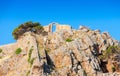 The island fortress of Spinalonga, Crete, Royalty Free Stock Photo