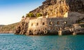 The island fortress of Spinalonga, Crete Royalty Free Stock Photo