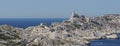 The island Frioul near Marseille in France