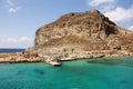 The island Gramvousa. Crete. Greece. Royalty Free Stock Photo