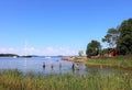 On the island of Grinda in the Stockholm archipelago Royalty Free Stock Photo