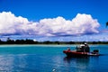 Island of Guam Fire Rescue boat Royalty Free Stock Photo