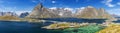 Island of Hamnoy, Lofoten Islands, northern Norway. Royalty Free Stock Photo