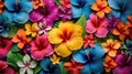 island hawaiian flower background Royalty Free Stock Photo