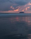 Island At Sunset In South China Sea Royalty Free Stock Photo