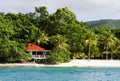 Island house on a beach