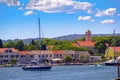 Island of Krapanj waterfront view