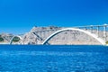 Krk bridge in Croatia Royalty Free Stock Photo
