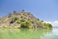 Island in Lake Baringo in Kenya Royalty Free Stock Photo