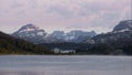 Island Lake in the Beartooth Mountains Royalty Free Stock Photo