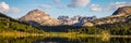 Island Lake near Beartooth Pass in Montana Royalty Free Stock Photo