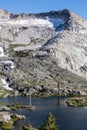 Island Lake in Sierra Nevada Mountains, California Royalty Free Stock Photo