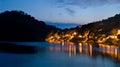 Island Lastovo by night Royalty Free Stock Photo