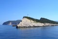 Island lighthouse,Greece Royalty Free Stock Photo