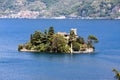 The island of Loreto, located in Lake Iseo, north of Montisola Royalty Free Stock Photo