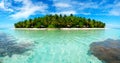 Island in the Maldives Royalty Free Stock Photo