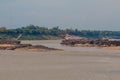 Island mekong river Thai-Laos