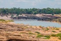 Island mekong river Thai-Laos