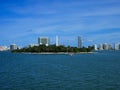 an island in miami Royalty Free Stock Photo