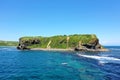 An island in the middle of a body of water Royalty Free Stock Photo