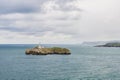 Island of Mouro in Santander, Spain Royalty Free Stock Photo