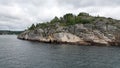 Island near Stromstad from Koster Islands archipelago in Sweden