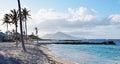 The island of Nevis