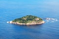 Island in ocean