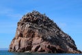 Island off of Isla Espiritu Santo, Baja California Sur, Mexico Royalty Free Stock Photo