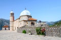 Island of Our Lady on Reef, Bay of Kotor, Montenegro Royalty Free Stock Photo