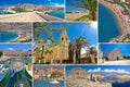 Island of Pag summer collage Royalty Free Stock Photo