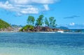 Island Petite Ile, Port Glaud, Island Mahe, Republic of Seychelles Royalty Free Stock Photo