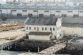 Building in the Port of Los Angeles San Pedro Royalty Free Stock Photo