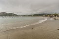 Beach at San Juan del Sur Nicaragua on an overcast day