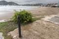 Beach at San Juan del Sur Nicaragua on an overcast day
