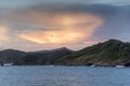 Sea, land and sky off San Juan del Sur Nicaragua