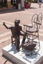 Metal statues in the Plaza San Pedro Claver Cartagena