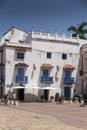 The plaza outside the Parroquia San Pedro Claver, Cartagena Royalty Free Stock Photo