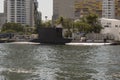 Colombian Navy submarine in the Davivienda Base Naval Cartagena