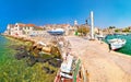 Island of Prvic harbor panorama in Sepurine Royalty Free Stock Photo