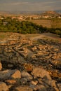 Island of Sardinia, Italy. Archaeological site Nuraghi of Barumini