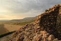 Island of Sardinia, Italy. Archaeological site Nuraghi of Barumini