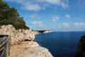 Island scenery, beach, beautiful bay seaside, Mallorca, Spain, Mediterranean Sea Royalty Free Stock Photo