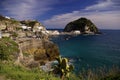 Island, sea, cliffs and sky