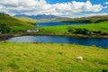 Island of Skye, Highlands Scotland landscape in summer time Royalty Free Stock Photo