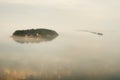 Island. small island. morning on the archipelago Royalty Free Stock Photo