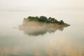 Island. small island. morning on the archipelago Royalty Free Stock Photo